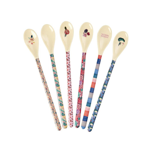 Melamin Latte Löffel A New York Minute Prints 6er Set