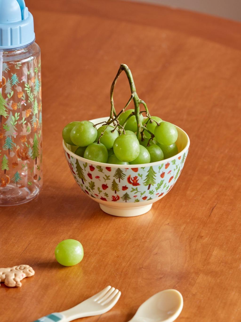 Kleine Melamin Schale Blue Happy Forest