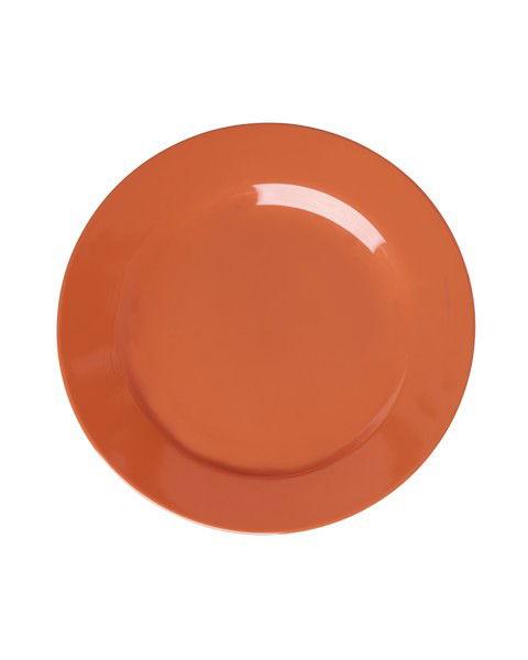 Melamin Teller Glory Days Verbranntes Rot