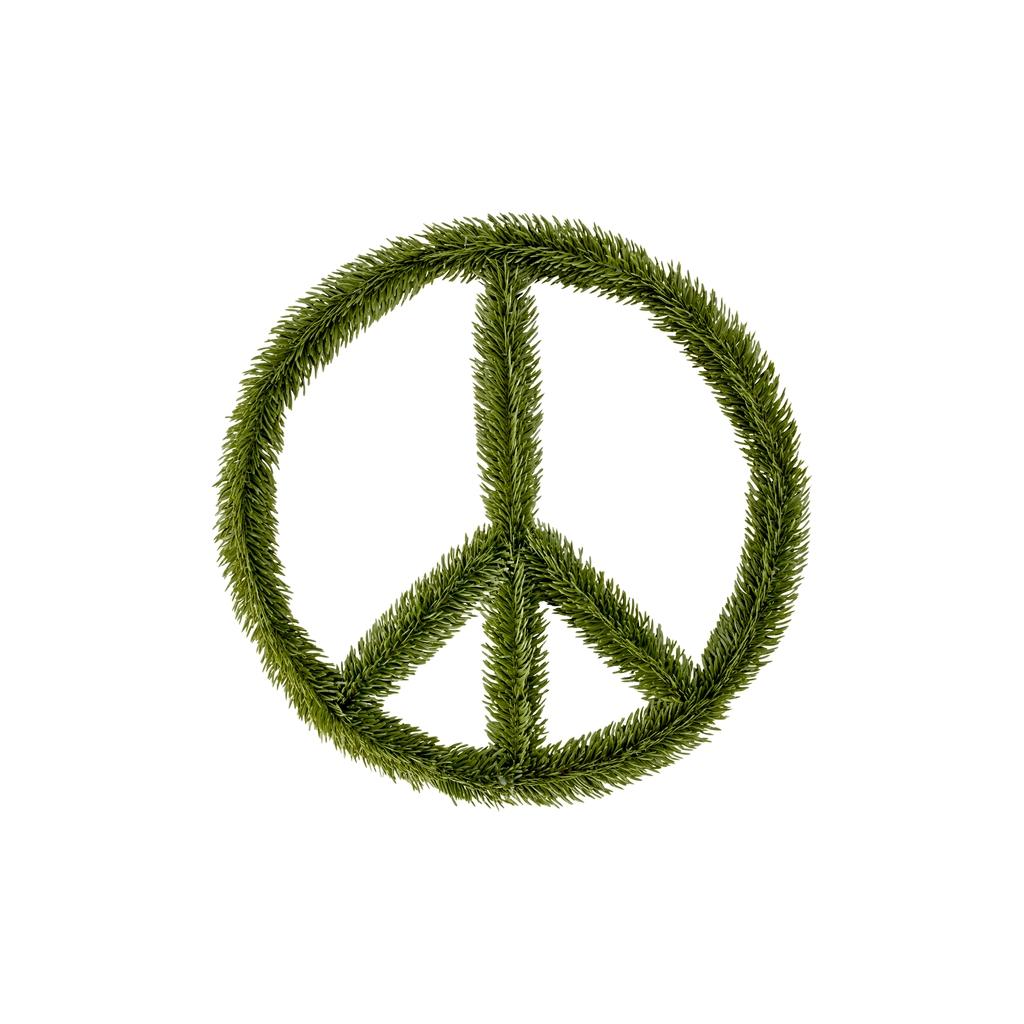 Weihnachtfriedenskranz aus Kunstfichte